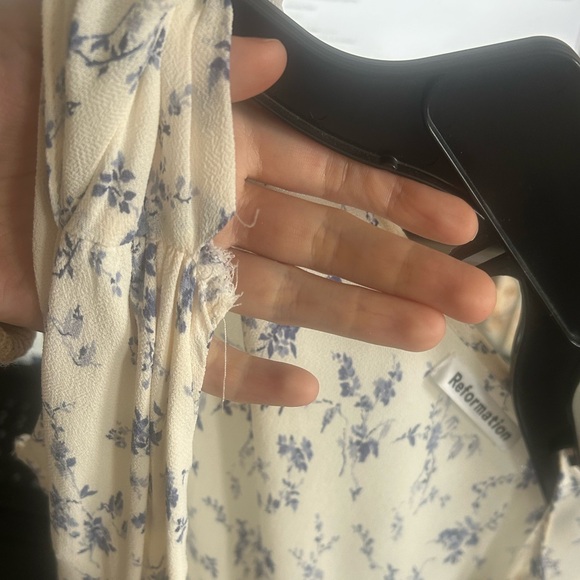 Reformation Lucky Wrap Dress Large - Picture 10 of 10